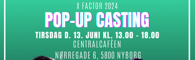 Job: X factor Pop-Up i Nyborg 